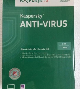 Phần Mềm Diệt Virus Bản Quyền 1 năm Kaspersky Anti virus 2019